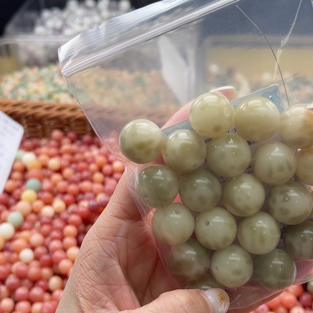 白玉菩提吊坠B/16mm/20颗