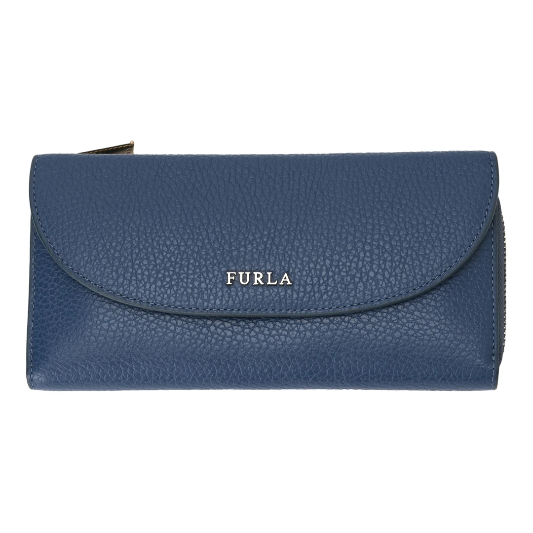 FURLA/芙拉女士零钱包轻奢蓝色通勤风手拿包 833878