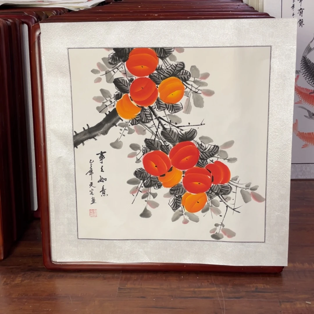 国画带框尺寸63*63厘米