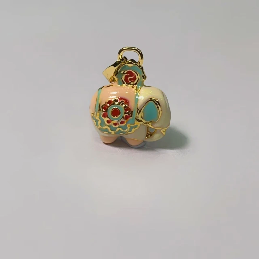 Y-6229  时尚珐琅彩万象大吉吊坠 + 专柜礼盒