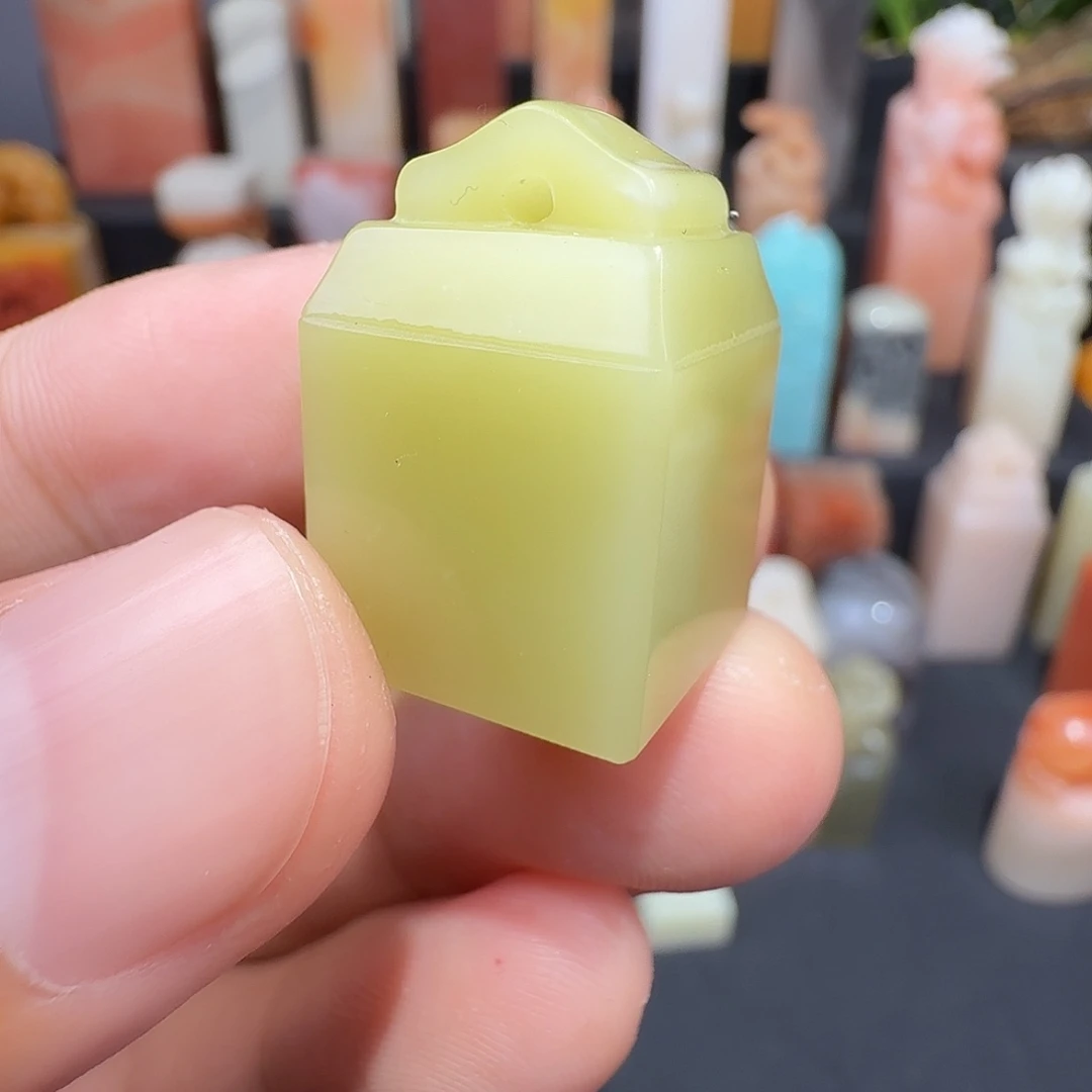 老挝石印石如意纽印章