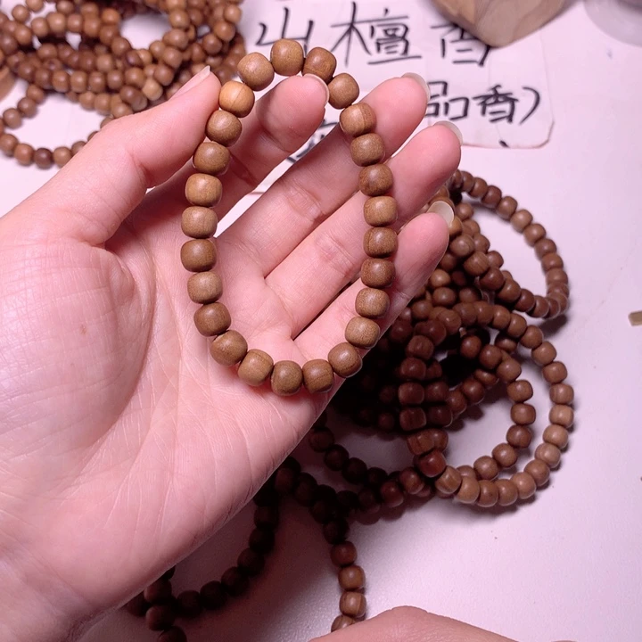 檀香木手串/手链檀香7/8的单圈