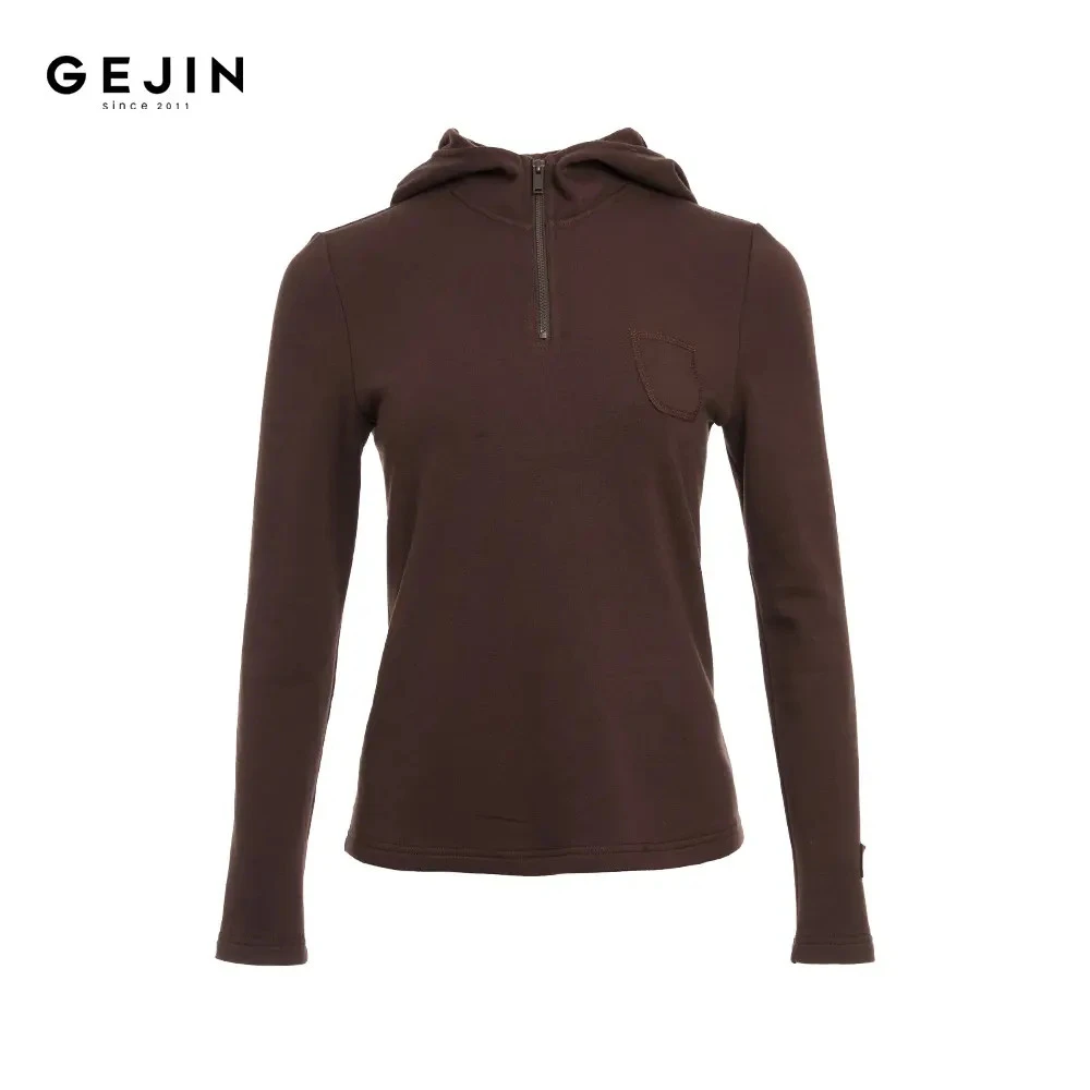 GEJIN/歌锦秋冬新款休闲时尚连帽减龄百搭卫衣外套94324912851