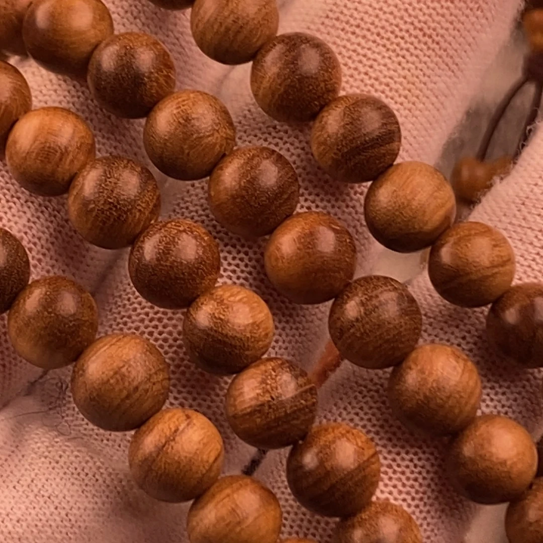 無***波檀香木手串/手链08黑肉沉水奶香正区老山檀