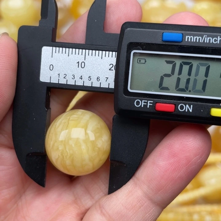 裸石蜜蜡未镶嵌蜜蜡圆珠