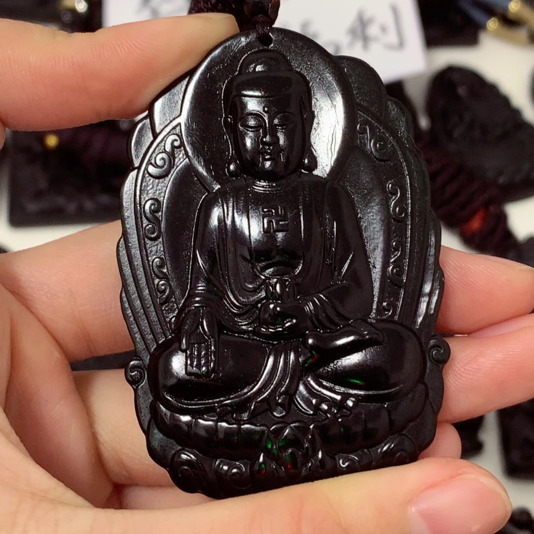 天然a货钢琴黑挂件