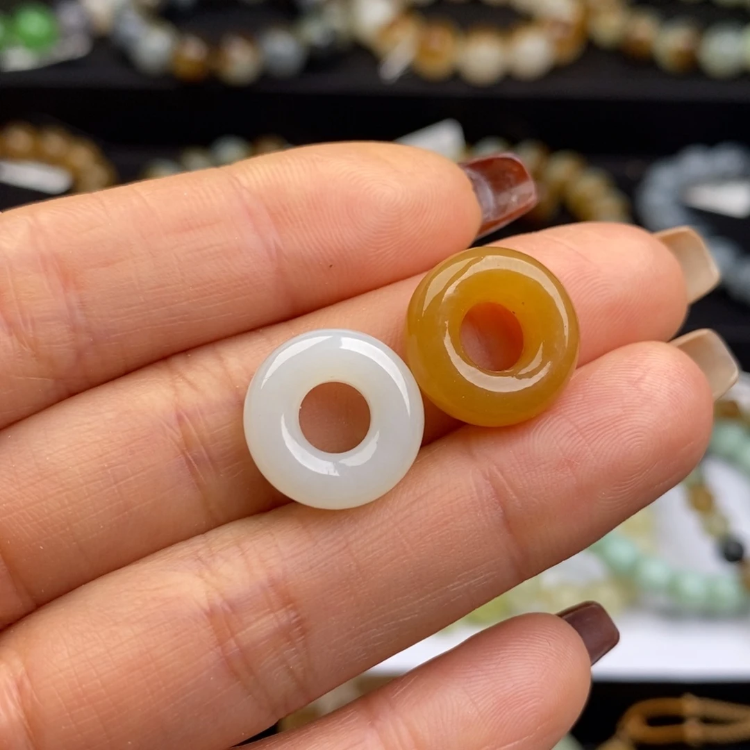 和田玉未镶嵌手串拍一发一