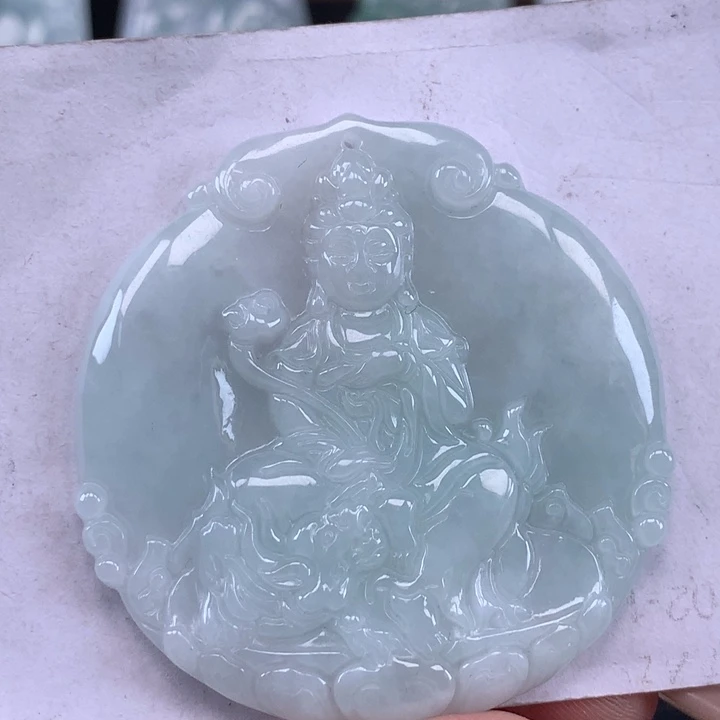 颈饰未镶嵌翡翠文殊