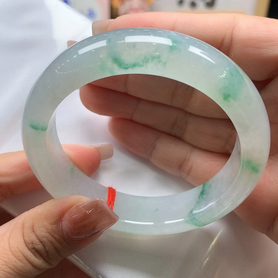 一***尘翡翠未镶嵌手镯56