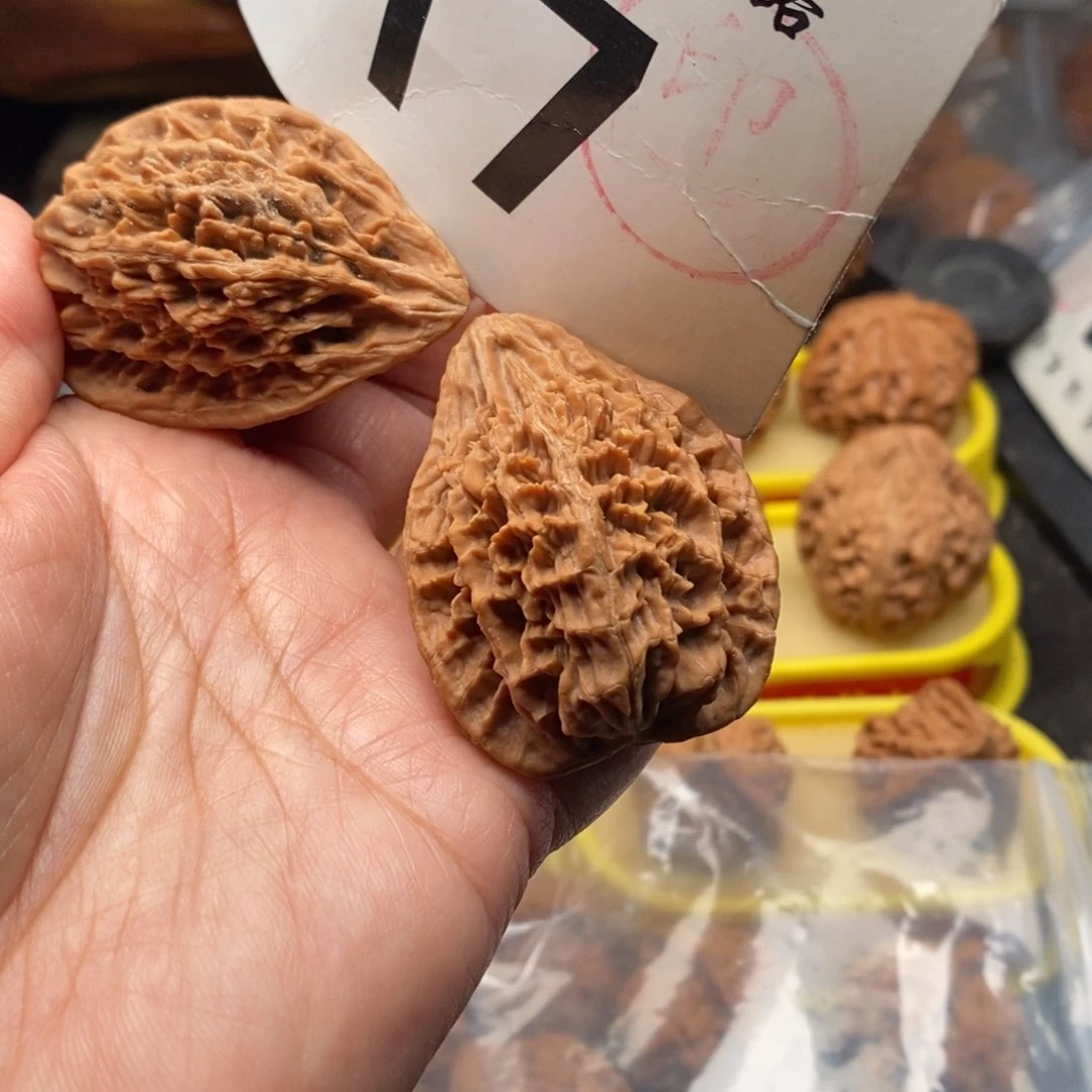 把件文玩核桃38柳叶鸭嘴
