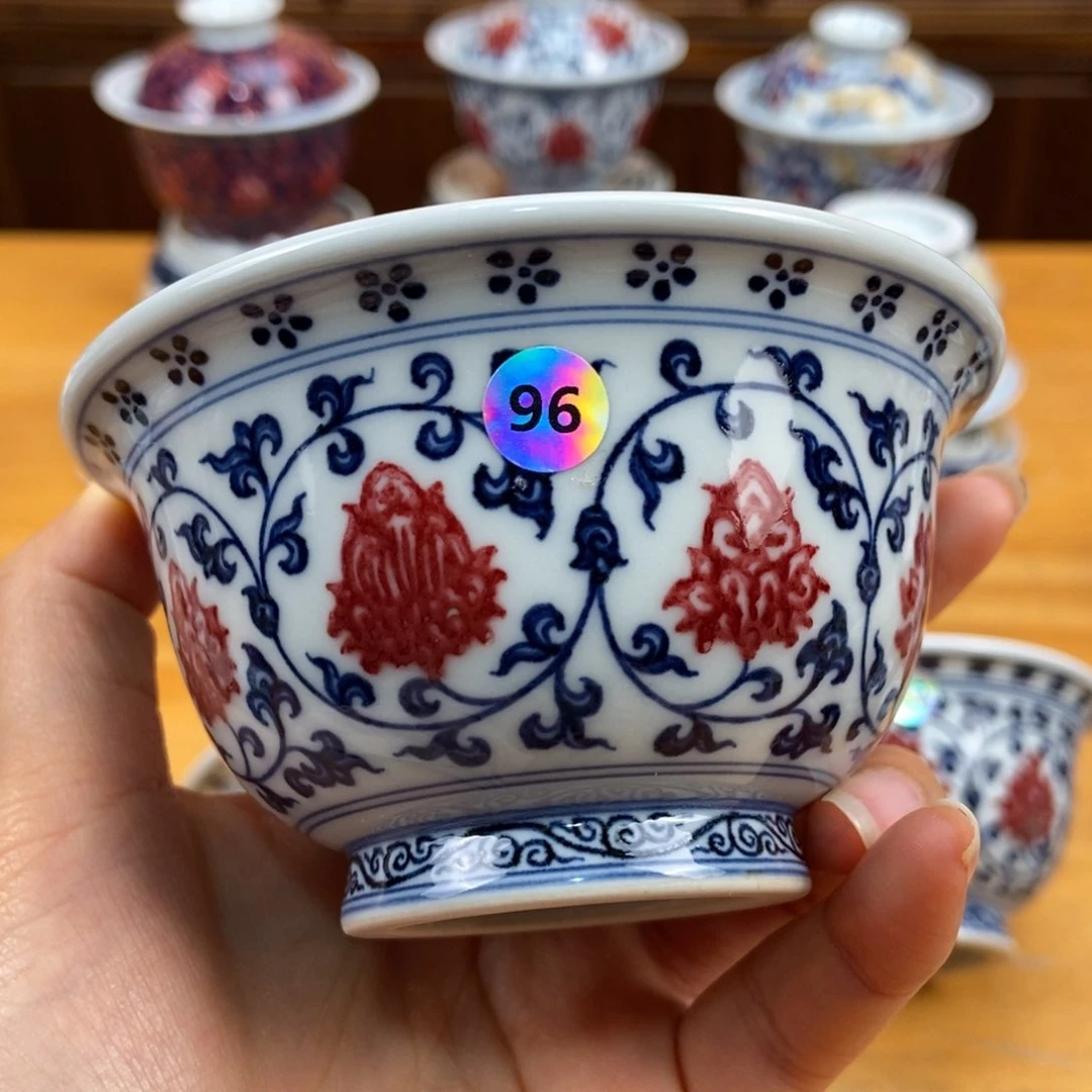 手绘现代茶具非古董