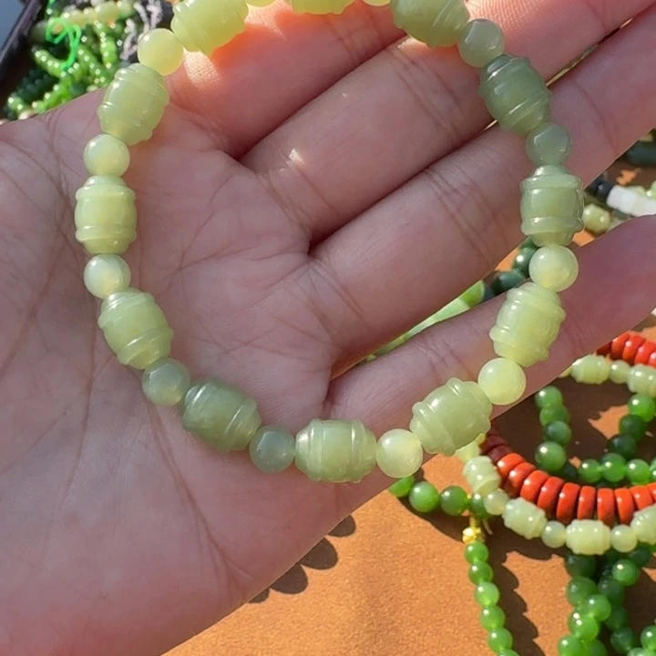 和田玉未镶嵌颈饰冉冉