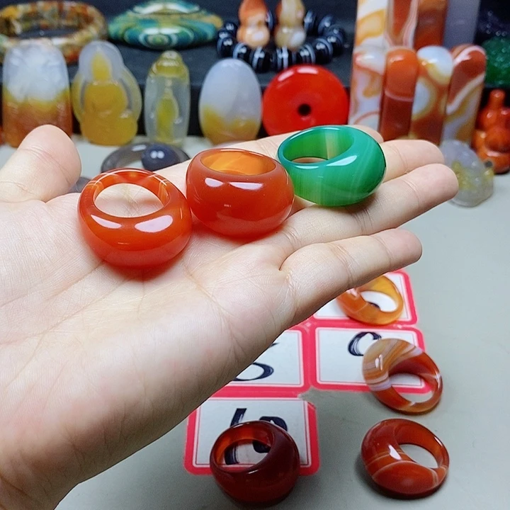 未镶嵌吊坠(不含链)玛瑙/玉髓石**意