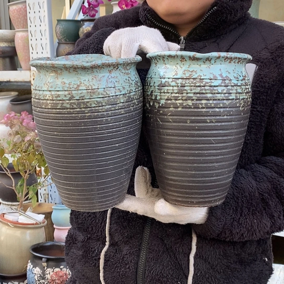 紫砂花盆口17高25福利