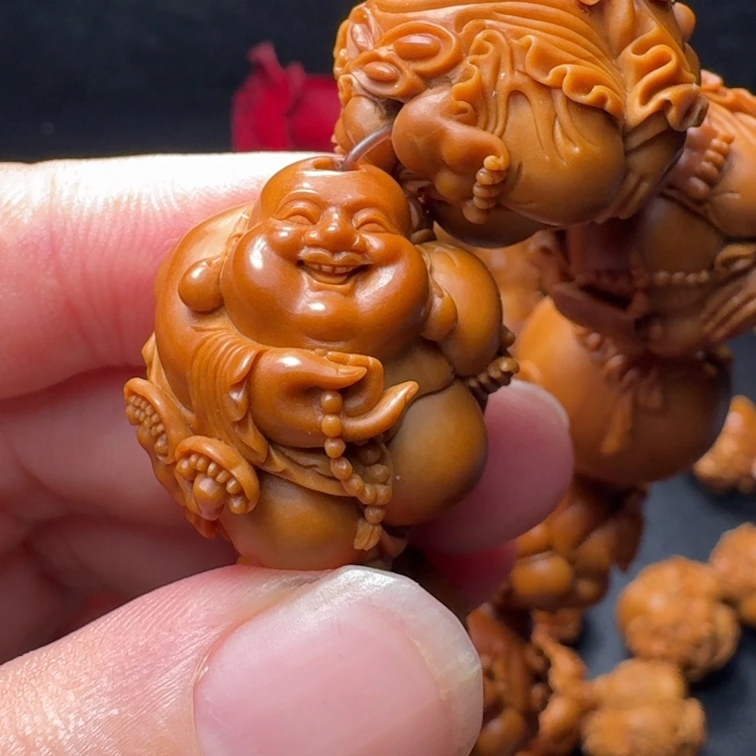 于***三橄榄核手串/手链弥勒
