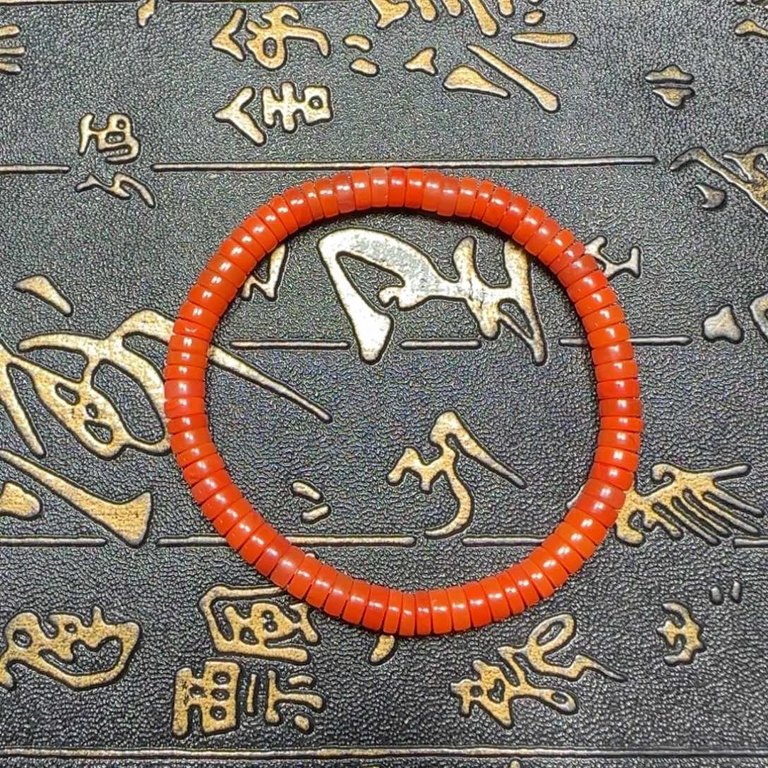 南红玛瑙未镶嵌干掌冰红药片5.4mm