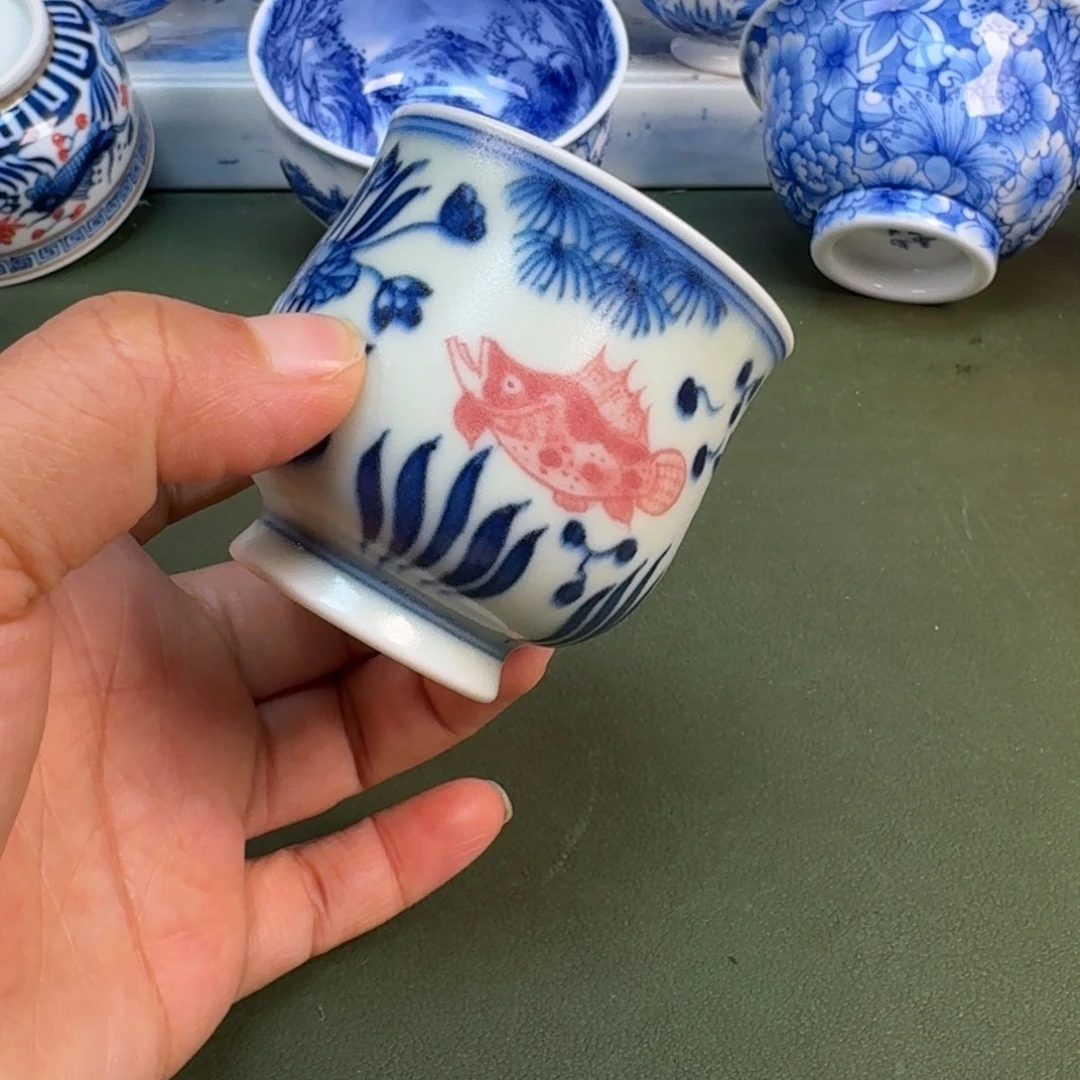 陶景德镇纯手绘茶具圆圆226