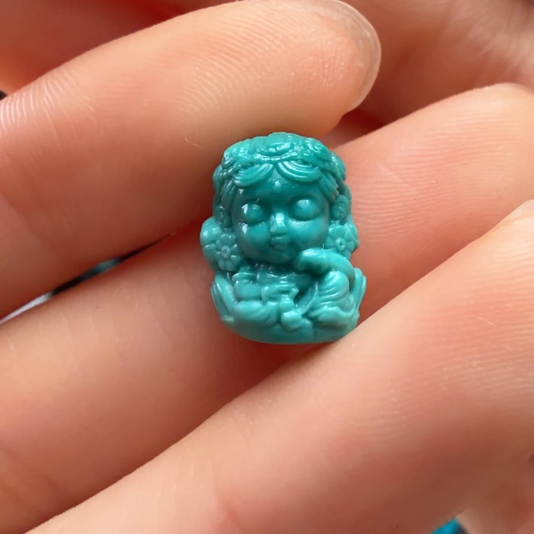 绿松石未镶嵌颈饰