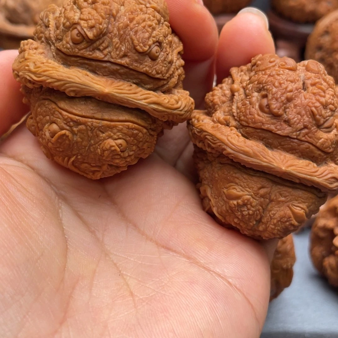 手串/手链核桃云**轫龙凤金蝉蛤蟆头核桃雕刻