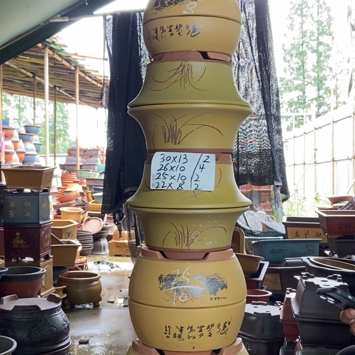 紫砂花盆紫砂紫砂