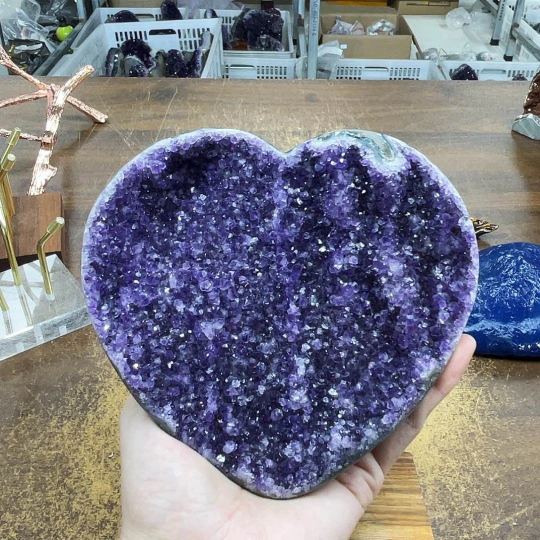 摆件未镶嵌紫晶晶体