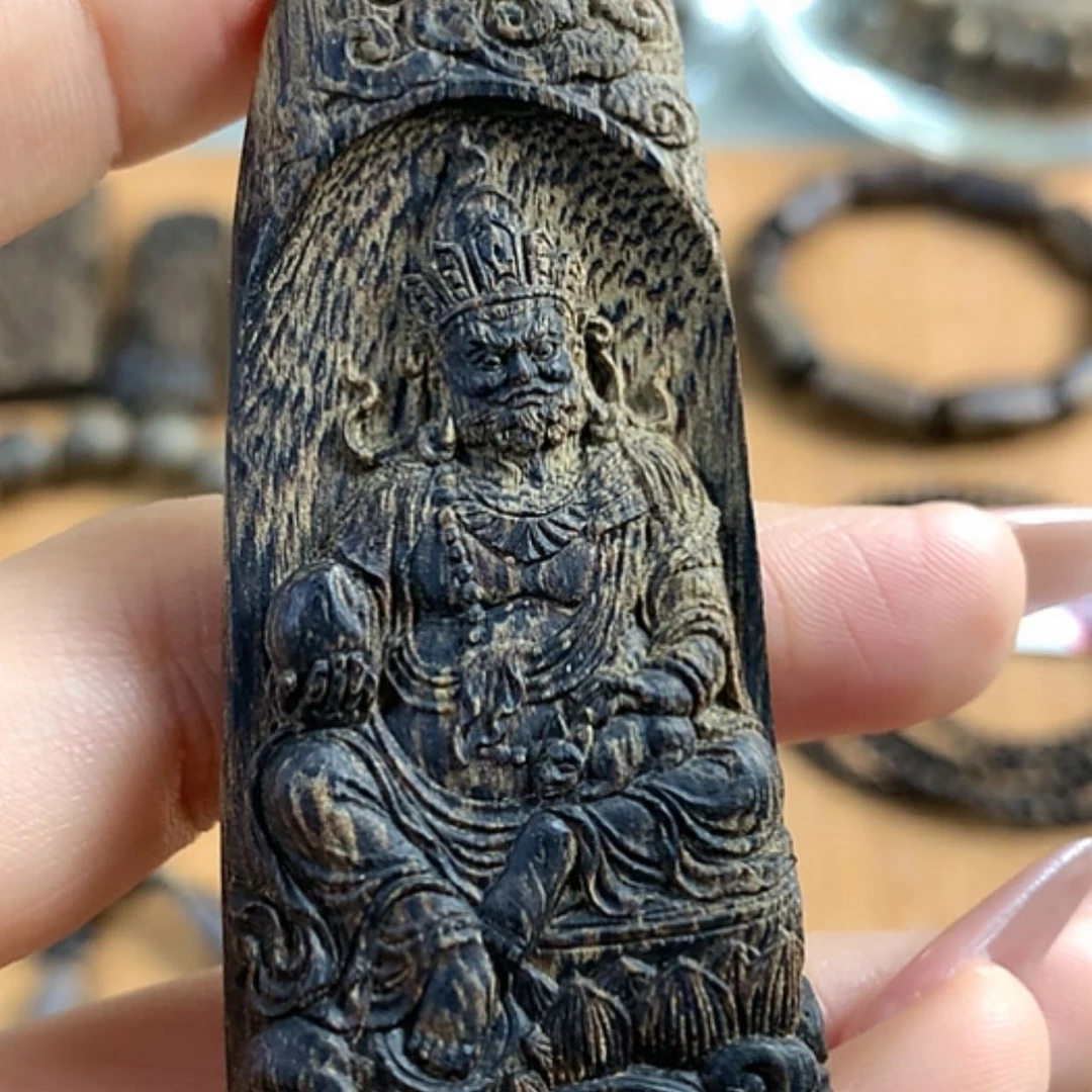 【闪购商品】沉香手串达拉干沉香黄财神13.15克沉水