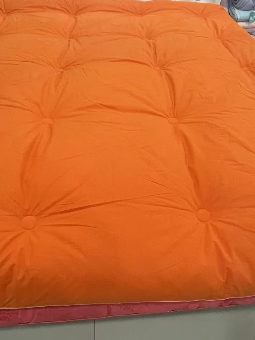 唯美橙红冬被200*230微瑕