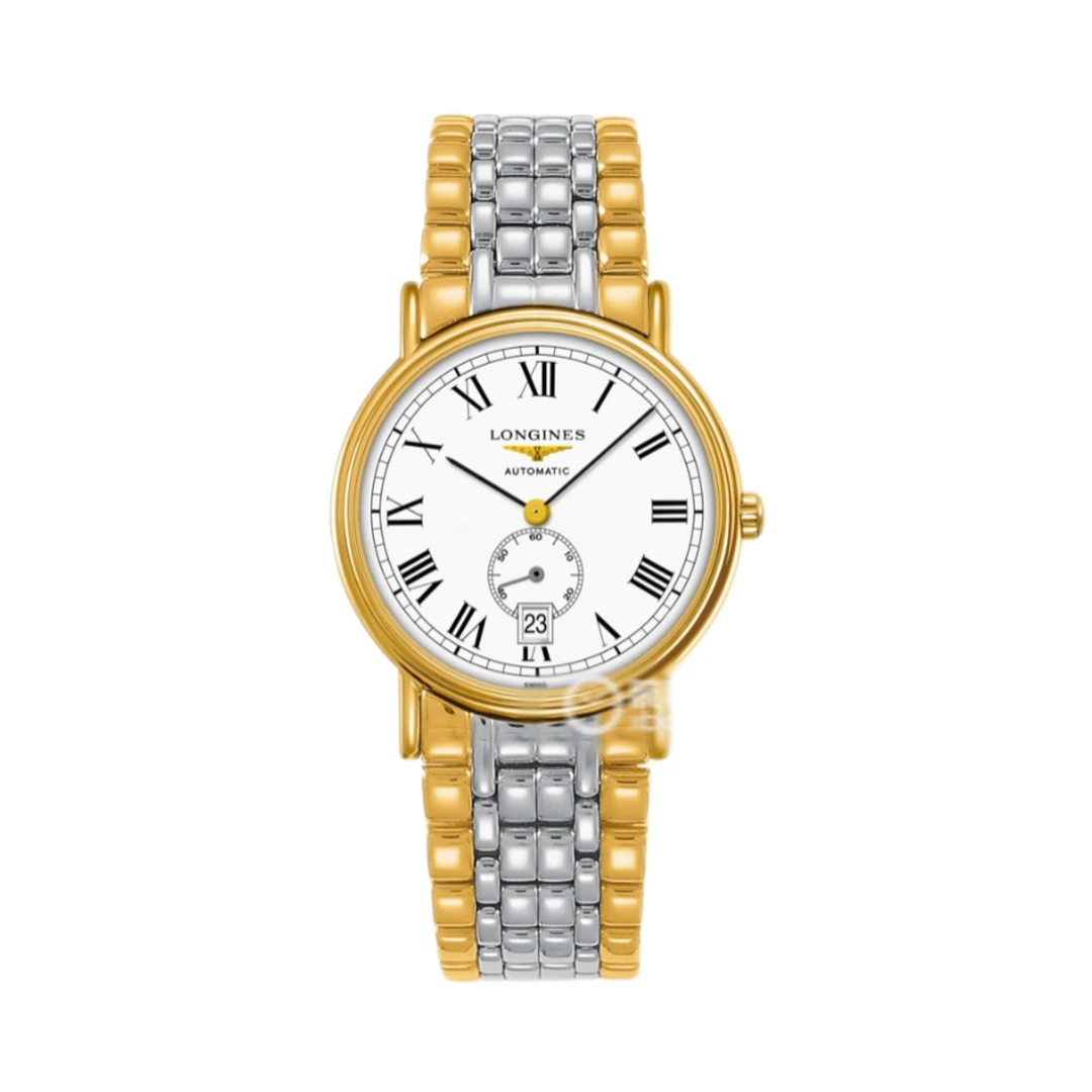 99新 Longines/浪琴 瑰丽自动机械女表34.5MM/试戴/间金