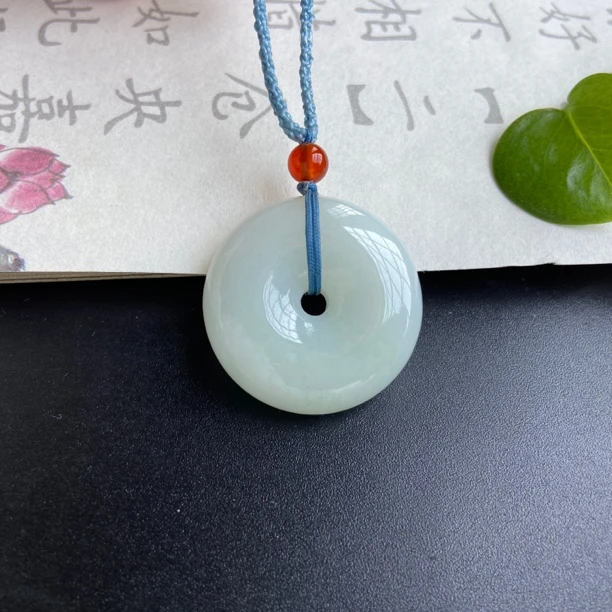 7福利《平安扣吊坠》天然缅甸翡翠A货吊坠