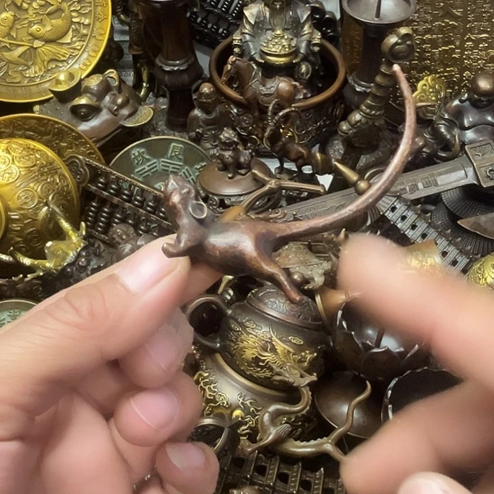 顺顺利利，铜器摆件