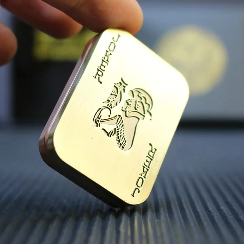 EDC解压玩具推牌正版金属磁力指尖陀螺啪啪币解压神器炫酷玩具潮