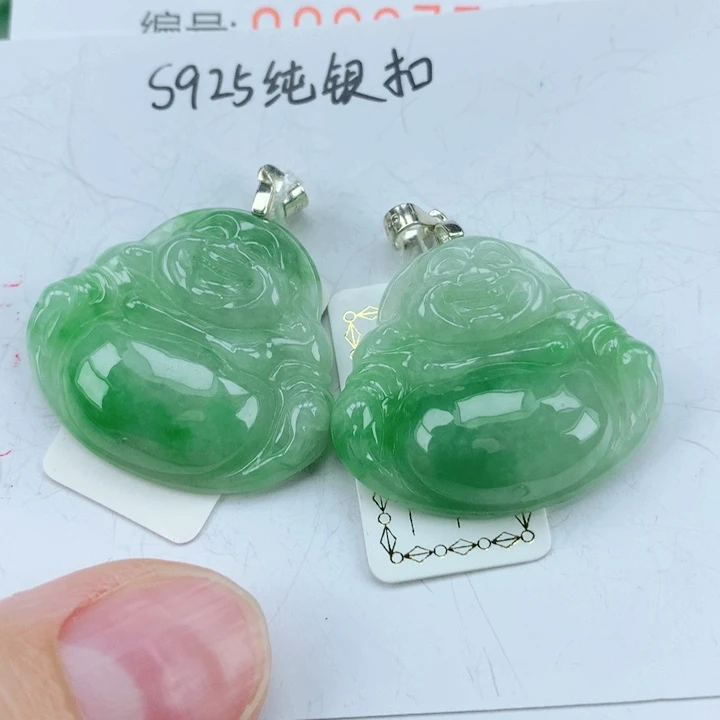 翡翠挂件银S925镶嵌多样性发其1