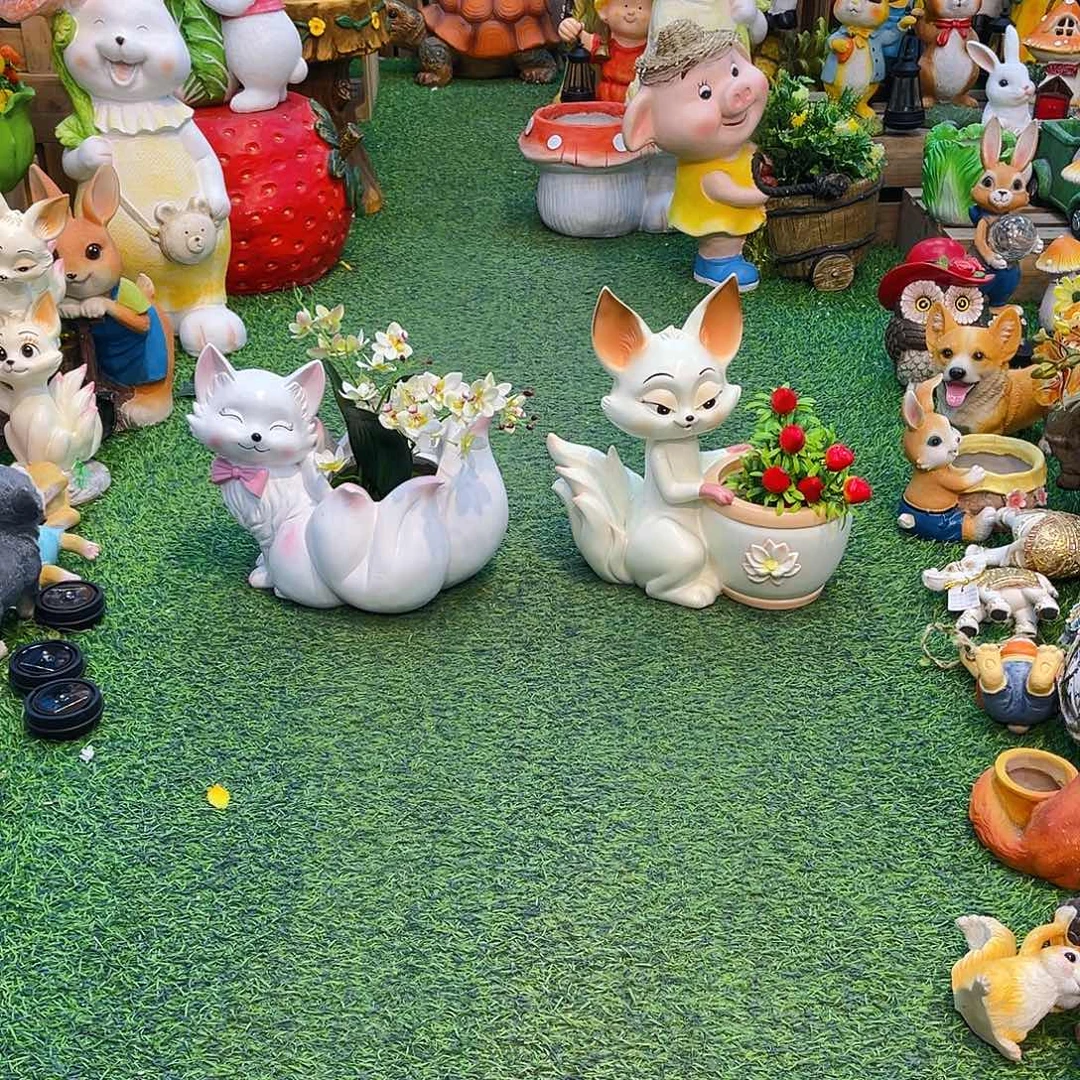无花朵花园摆件装饰设计