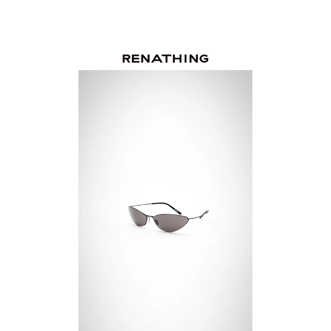 【RENATHING】极简超轻细框猫眼墨镜