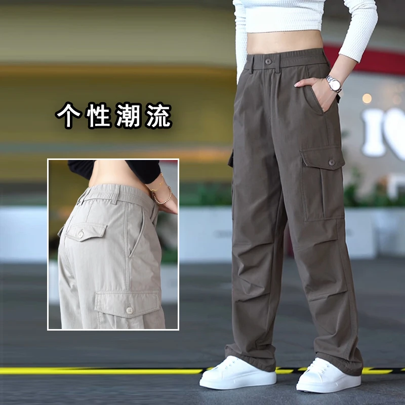 美式加厚休闲裤男款潮牌韩版百搭直筒长裤秋冬新款帅气潮流工装裤