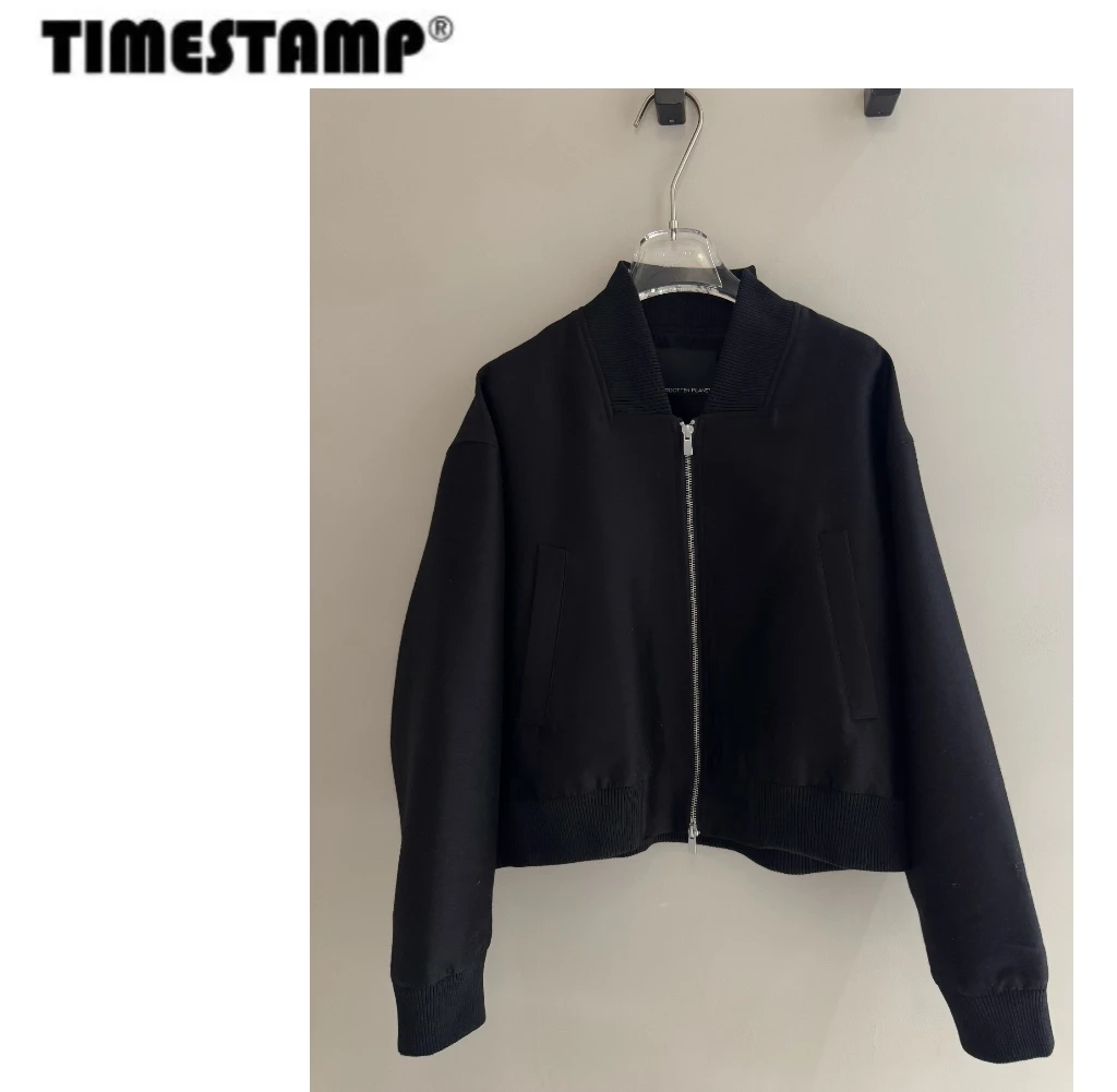 【TIMESTAMP】2025/683918泡菜国早春新款时尚简约百搭款棒球领外套