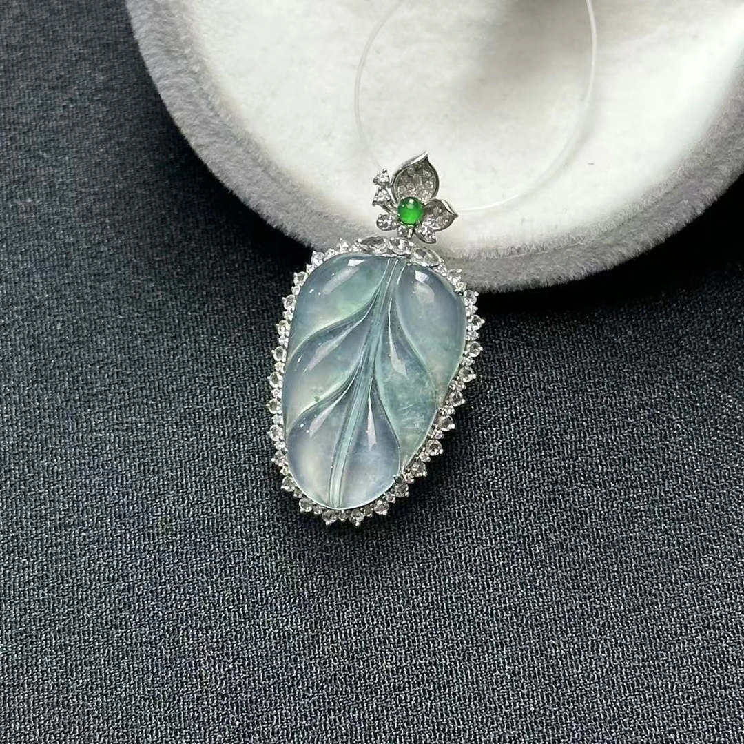 【睿泽鉴宝】18K翡翠颈饰  FZB0118-418