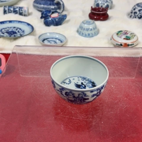 海*个青花人物故事主人杯