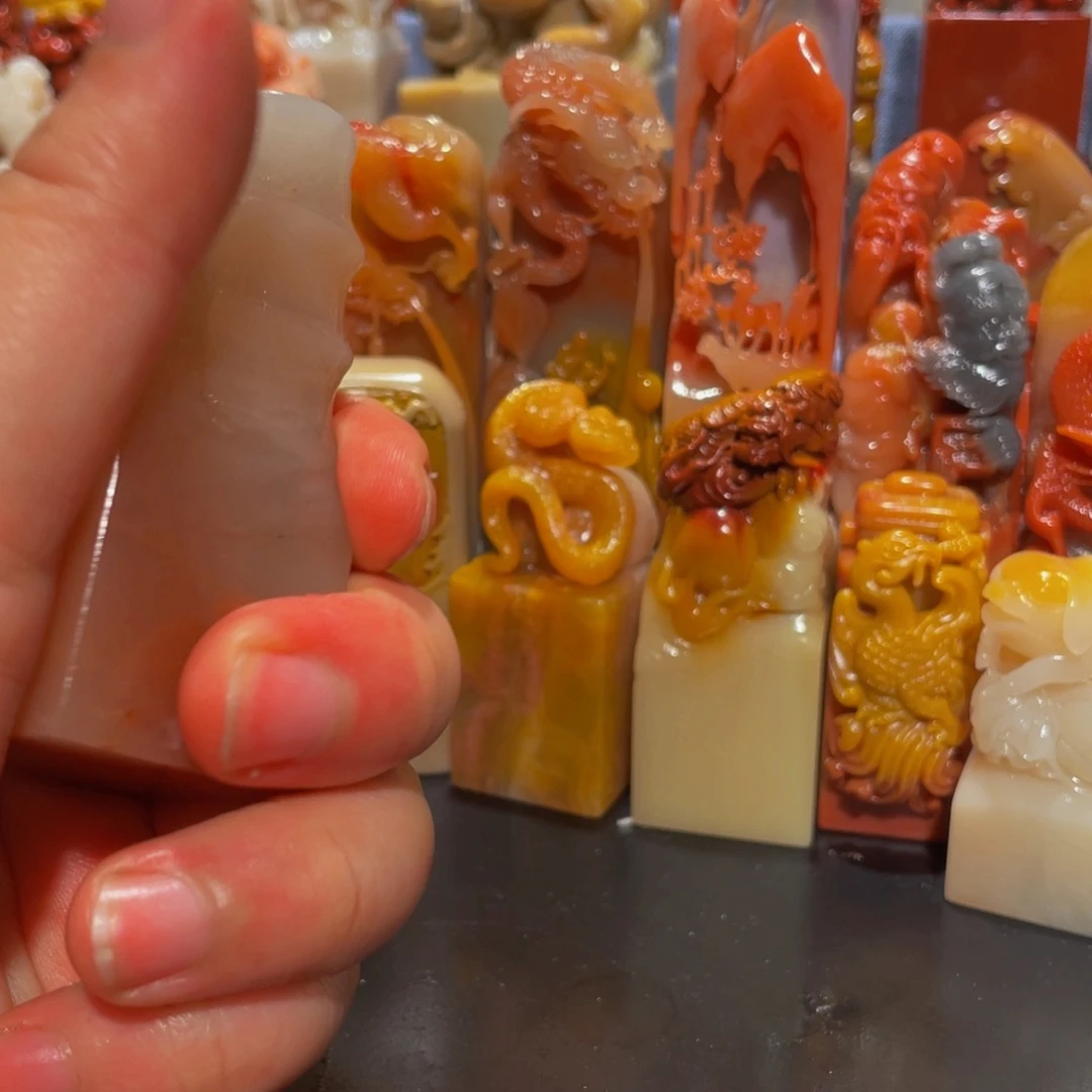 寿山石印石精美寿山