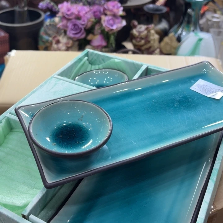 陶瓷古美术置物摆件