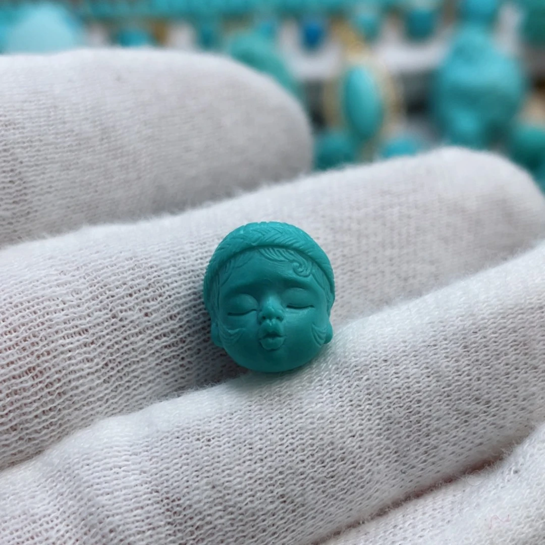 绿松石珠宝奇石未镶嵌