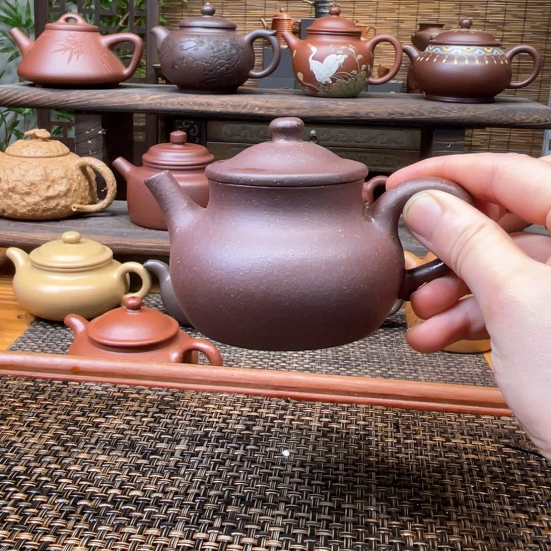 茶壶紫砂宜兴原矿紫砂手工制150