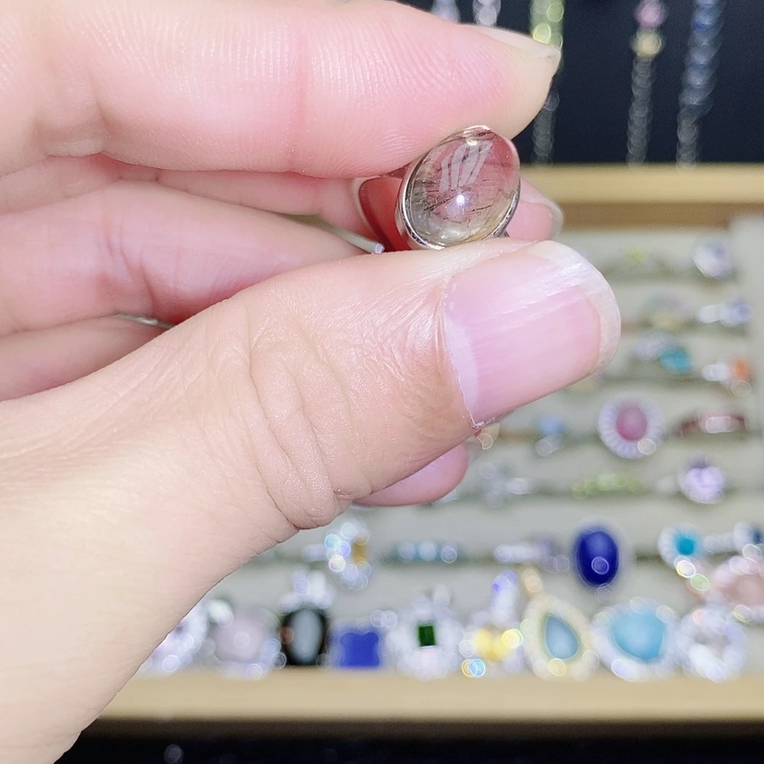 未镶嵌戒指水晶58