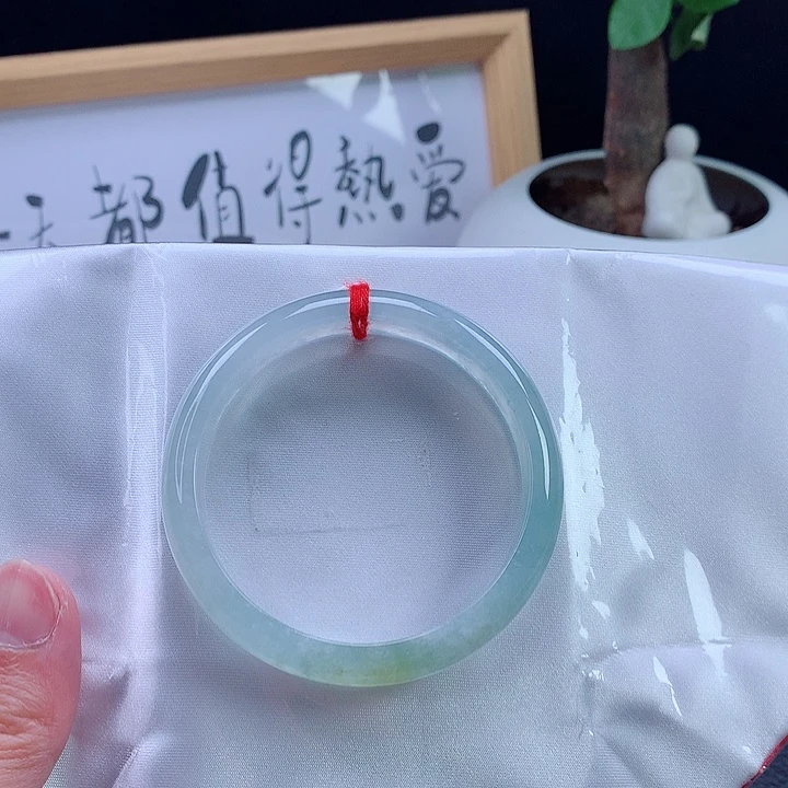 翡翠未镶嵌手镯手镯55