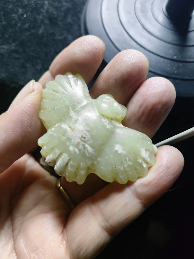 河磨奇石枭形形件