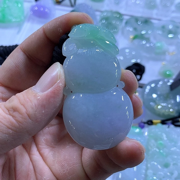 翡翠未镶嵌颈饰天然翡翠A货吊坠