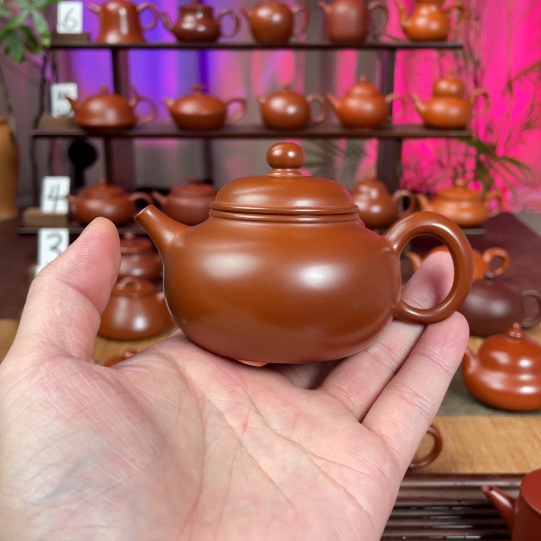 哩***好茶壶紫砂精工容天110cc