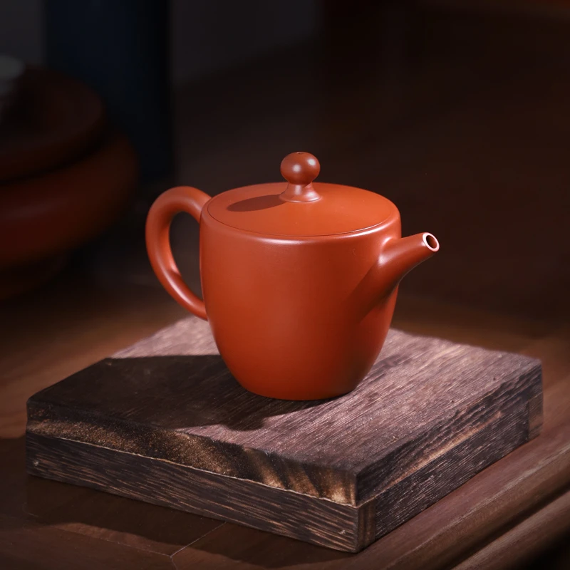 单丛伴侣，章柱强纯手工凤凰单丛潮州手拉朱泥壶手工茶壶