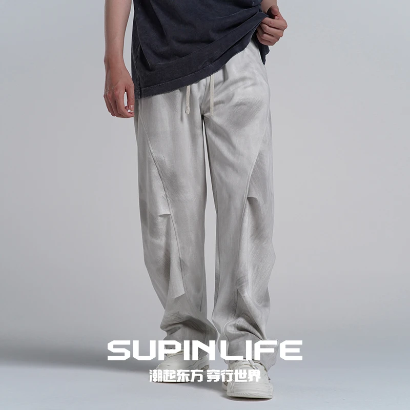 【SUPIN LIFE】25年夏季新款休闲裤SPBXK457097AM3-SPBXK457097BM3