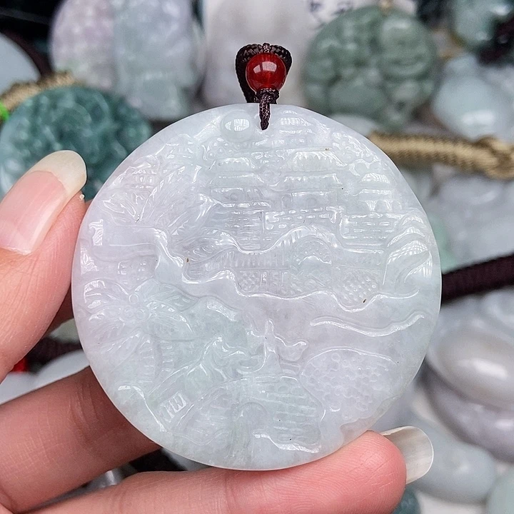颈饰未镶嵌翡翠翡翠